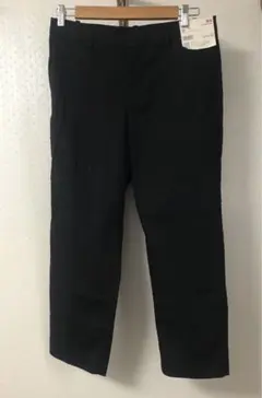 ユニクロ ドライストレッチクロップドパンツ ブラック