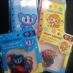 ANGEL BLUE＆DAISY LOVERS シール帳　シール　各種　4セット