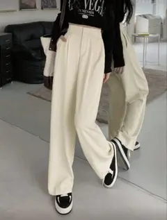 SHEIN シーイン ウィメンズソリッドカラーカジュアルサマースーツパンツ