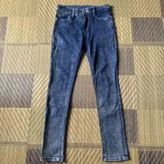 ブルー スキニーデニム ストレッチタイプ