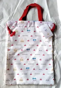 ちいかわ シューズバッグ チェリー 巾着バッグ ハチワレ うさぎ バッグ