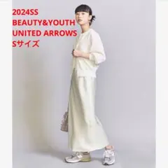 ほぼ新品＊BEAUTY&YOUTH UNITED ARROWS サテンスカートj