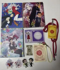 銀魂】神楽 コラボカフェ 高天原 アクキー 予約特典ポスター 5点セット 