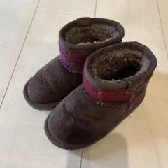 【15cm】 スエードファーブーツ