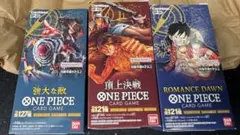 ワンピースカード ロマンスドーン、頂上決戦、強大な敵 新品未開封 テープ付き