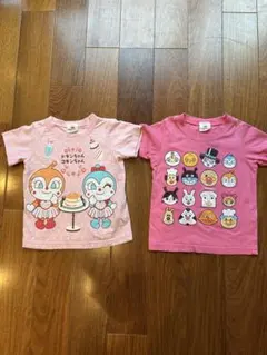 キャラクターTシャツ 2枚セット 90cmと95cm
