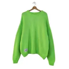 WTAPS 23AW CNO SWEATER POLY ライトグリーン XL