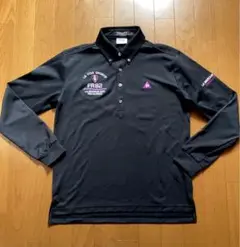 LE COQ SPORTIF ルコックゴルフ長袖ボタンダウンシャツM