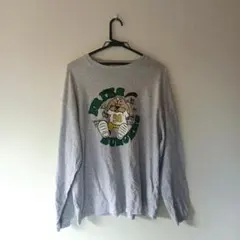 グレープリント長袖Tシャツ