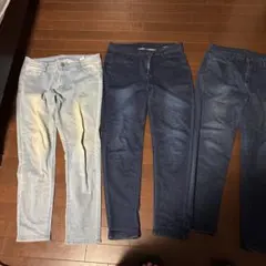 デニムパンツ 3点セット XL L