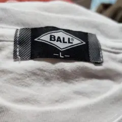 BALL Tシャツ ホワイト Lサイズ
