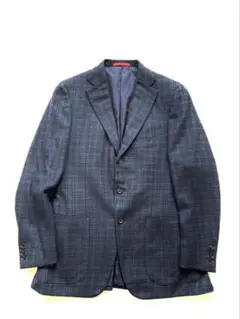 ISAIA Napoli GREGORY ジャケット チェック柄 テーラード