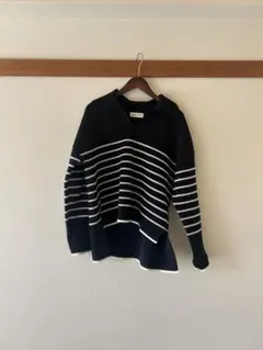 イアパピヨネ SUM1 STYLE ニット ボーダー　ニット　ポロカラー