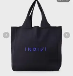 INDIVI トートバッグ ブラック