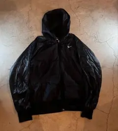 Nike ブラック フード付き　薄手ジャケットサイズL