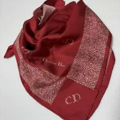 Christian Dior ヴィンテージ トロッター柄 スカーフ ボルドー - メルカリ
