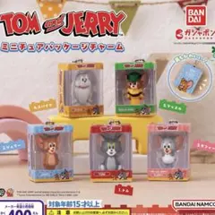 TOM & JERRY ミニチュアパッケージチャーム