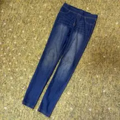 H&M デニム　レギンス　158