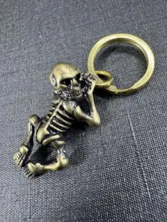 ドクロ 骸骨 ガイコツ キーホルダーセット - メルカリ