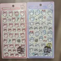 ちいかわ モモンガ 古本屋 ボンボンドロップシール 2枚セット サンスター文具