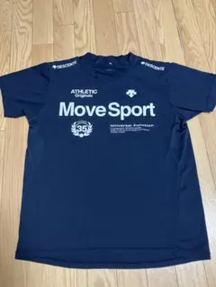 DESCENTE MoveSport ネイビーシャツ　Ｍサイズのサムネイル
