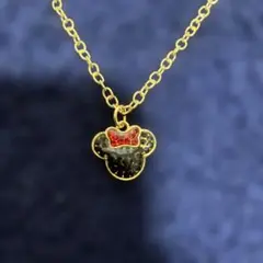 Disney・ミニーマウスネックレスゴールド