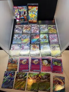 ポケモンカードまとめ売り、マックピカチュウ未開封パックケース付き、サポートまとめ