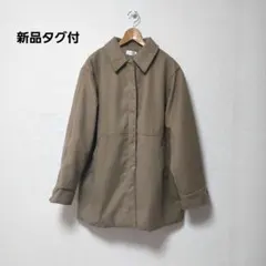 ブラウン ロングコートジャケット新品タグ付 callautia モカきれいめ通勤