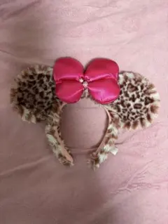 ディズニー ヒョウ柄カチューシャ
