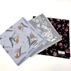 renoma & LANCEL 花柄ハンカチ3枚セット M204