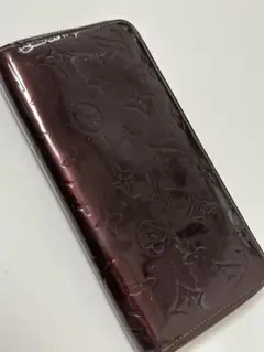 ヴェルニ ジッピーウォレットLOUIS VUITTON 長財布 アマラント