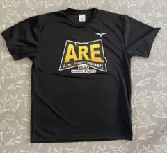 阪神タイガース ミズノ 半袖Tシャツ　ARE ブラック　黒　サイズXL