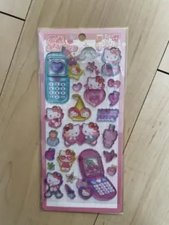 平成はっぴーフォン　ステッカー シール　サンリオ　ハローキティ　正規品
