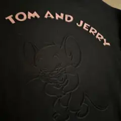 新品　トムとジェリー エンボススウェット トレーナー　L 男女兼用