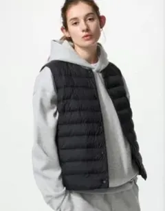 美品⭐ユニクロ　パフテックコンパクトベスト　 M　ブラック　ダウンベスト