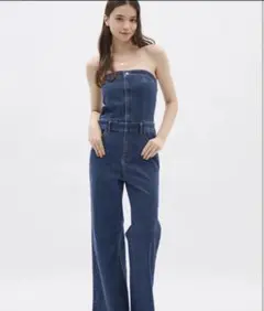 GU ベアトップ サロペットパンツ