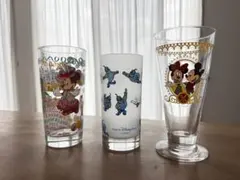 ディズニー グラス 3点　東京ディズニーランド ディズニーシー ミッキー ミニー