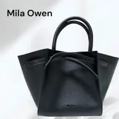 【極美品✨】Mila Owen ブラック トートバッグ インナーバック付き