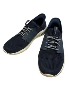 スケッチャーズ ネイビー メッシュスニーカー スリップイン