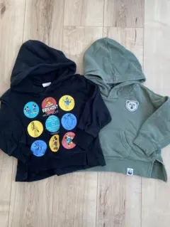 BREEZE & petit main パーカーセット 90