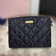 CLATHAS ブラック ポーチ キルティング