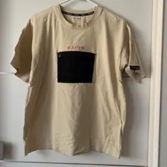 Kappa ベージュ Tシャツ メッシュ ポケット Mのサムネイル