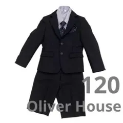オリバーハウス　男の子　スーツ　入学式　卒園式　ネイビー　120 5点セット