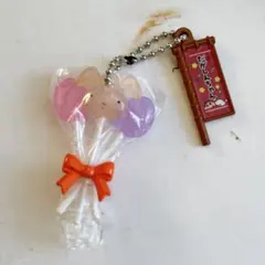 だがしんちゃん ミニチュアチャーム ネネちゃんうさぎ棒付きキャンディ