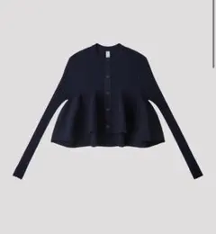 新作‼️POTTERY BUST FLARE CARDIGAN ネイビー❸のサムネイル