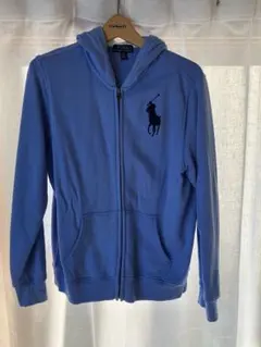 ラルフビッグポニーフードパーカー Lボーイズガールズ　着丈60身幅42肩幅40