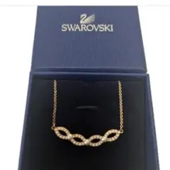 SWAROVSKI ピンクゴールドネックレスジェネロシティ パヴェ