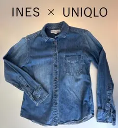 INES DE LA FRESSANGE ×ユニクロ　デニムシャツ M