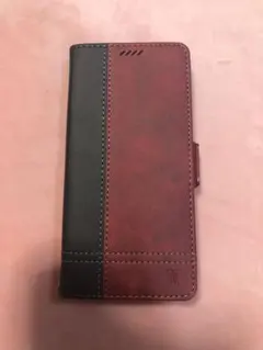 ⑯iPhone12ProMax用手帳型ケース 赤と黒