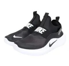 NIKE キッズ スリッポンスニーカー ブラック　フレックスランナー